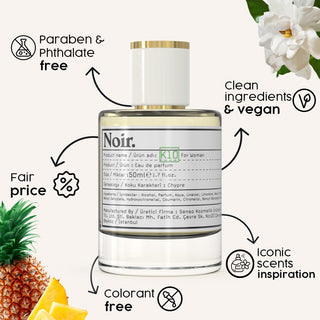 Noir K10 scent notes