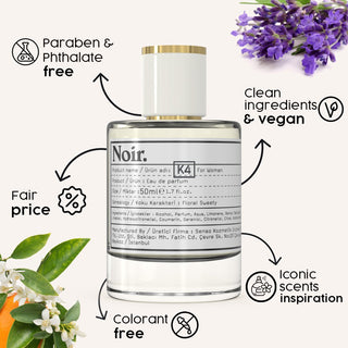 Noir K4 scent notes